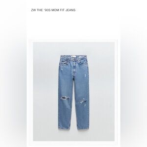 Zara 90’s mom fit jeans